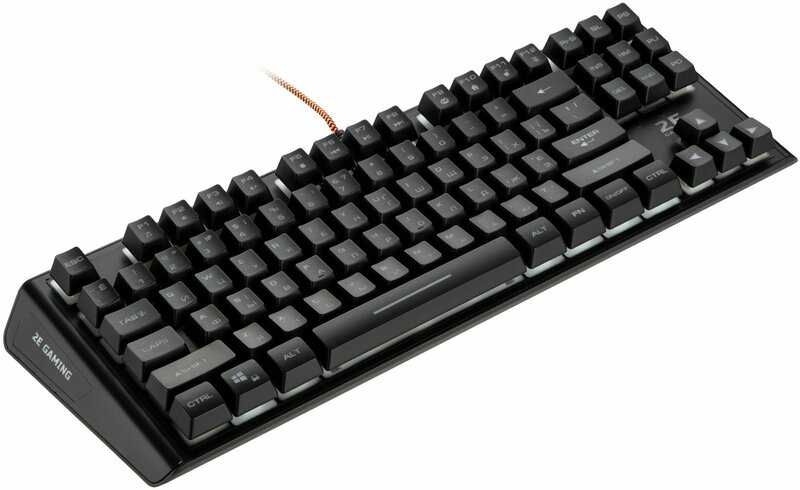 Ігрова клавіатура 2E GAMING KG355 LED USB Ukr (Black) 2E-KG355UBK фото