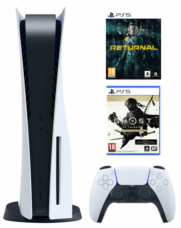 Бандл Игровая консоль PlayStation 5 + PS5 Returnal + PS5 Ghost of Tsushima Director's Cut фото