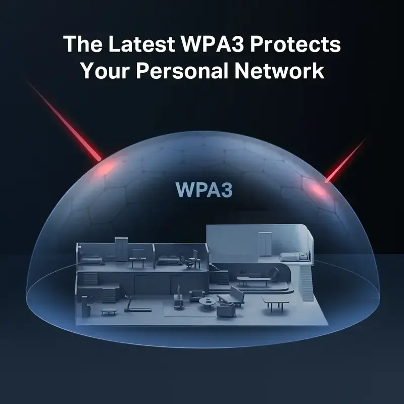 Iнтернет роутер Mercusys MR47BE Tri-Band Wi-Fi 7 (2.4Gz/5Gz) 574+2880Мбит/с+5760Мбит/с - фото - №7
