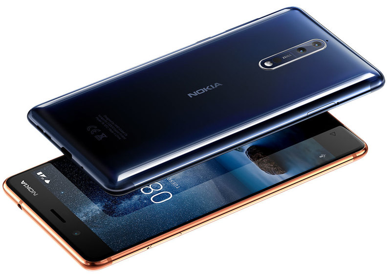 Nokia 8 Dual SIM (Matte Blue) фото