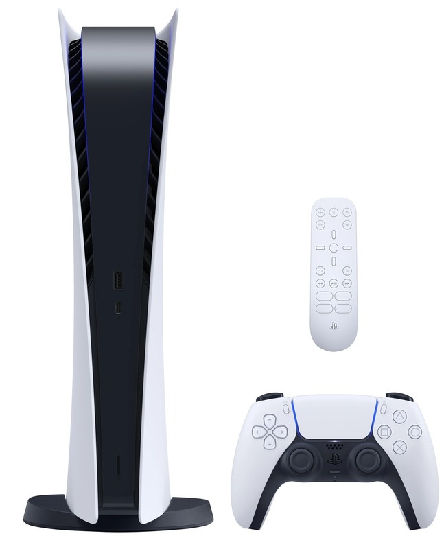 Бандл Ігрова консоль PlayStation 5 Digital Edition + Пульт Media Remote фото