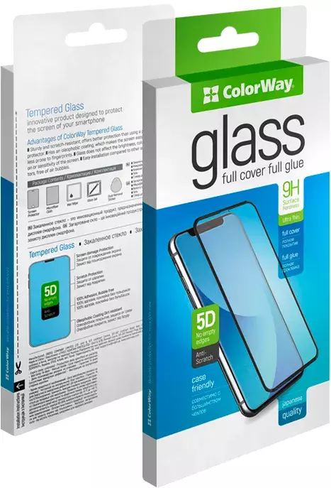 Защитное стекло для Samsung Galaxy A24 ColorWay black (CW-GSFGSGA245-BK) фото