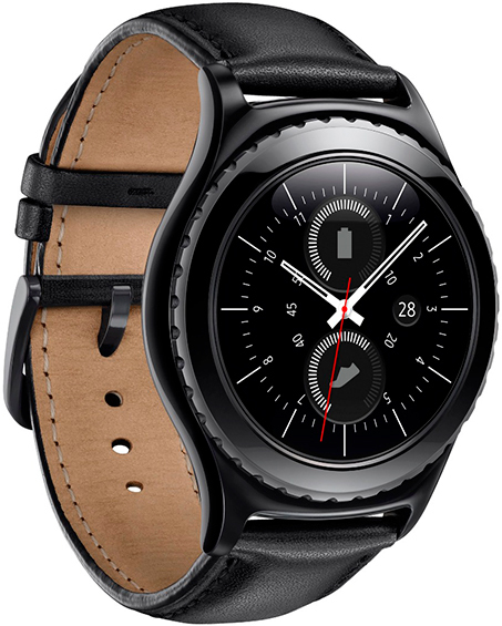 Смарт-часы Samsung Gear S2 Classic (Black) SM-R7320ZKABTU фото