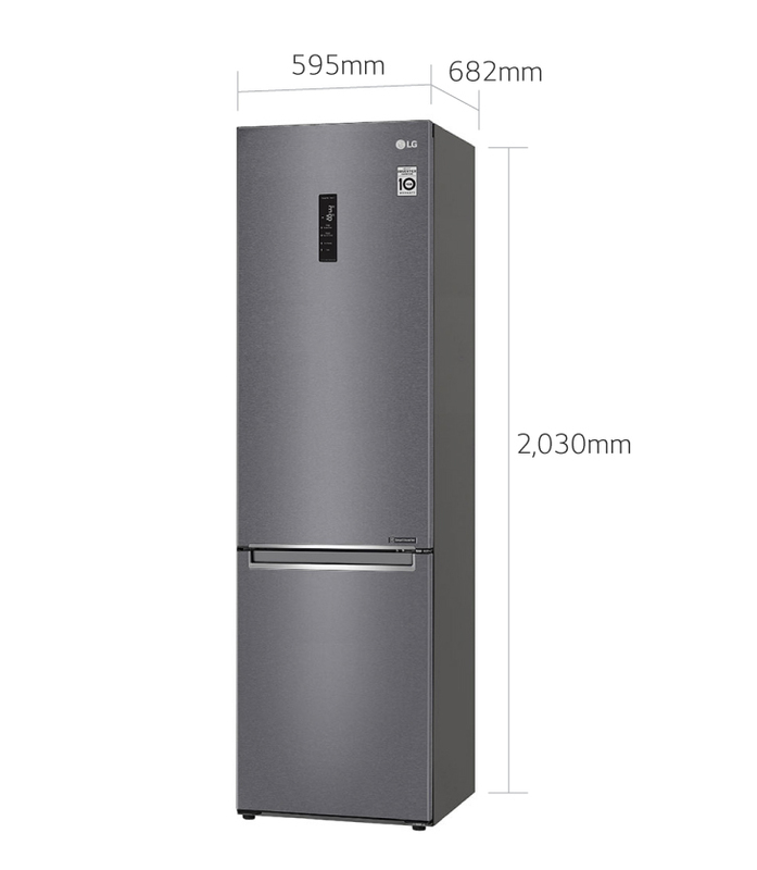 Двухкамерный холодильник LG GA-B509SLKM фото