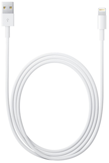 Кабель Apple 2m USB to Lightning (White) MD819 фото