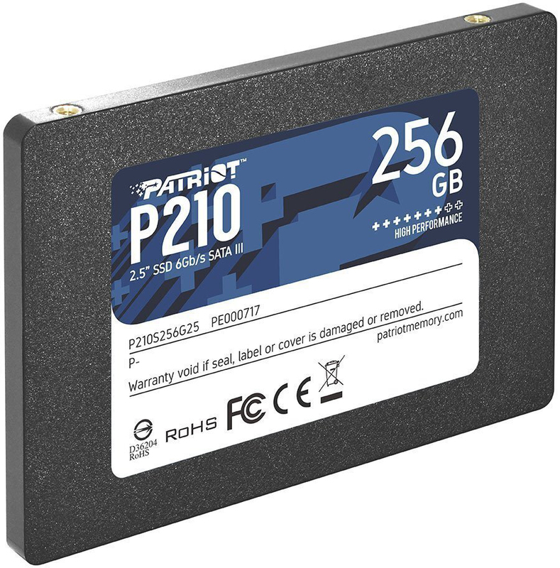 SSD Накопитель 2.5 Patriot 256GB SATA TLC P210 P210S256G25 фото