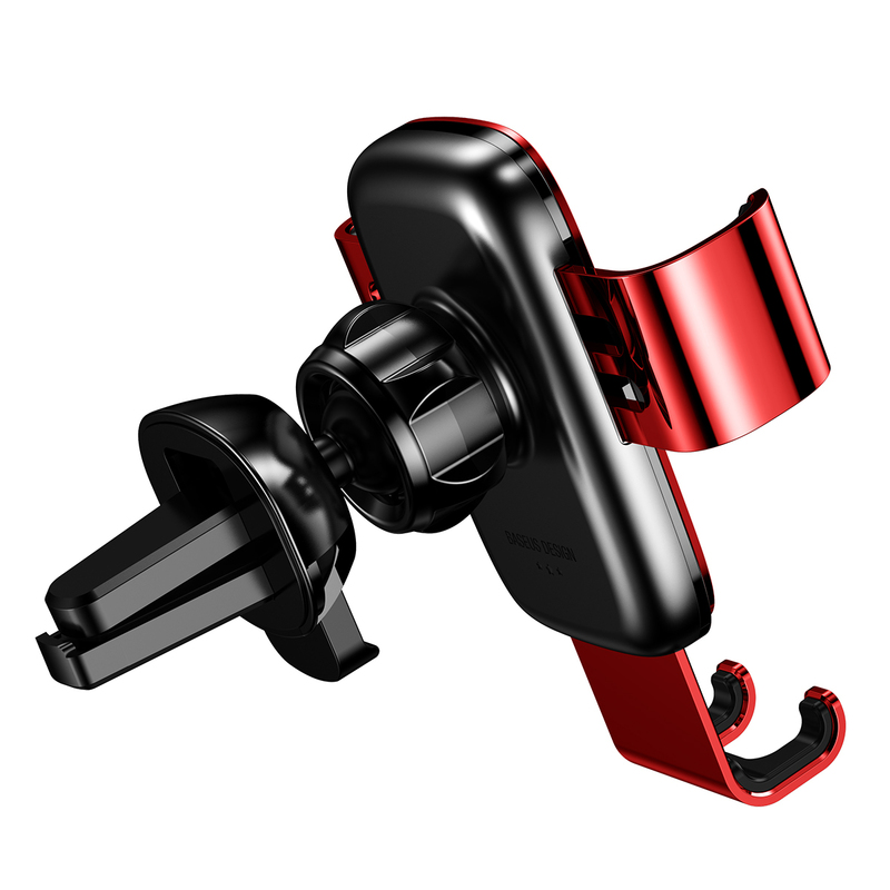 Автотримач Baseus Metal Age Gravity Car Mount Air Outlet Version (Red) SUYL-D09 фото