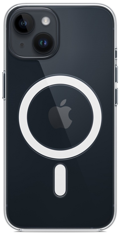 Чехол Apple Clear Case with MagSafe MPU13ZE/A для iPhone 14 фото
