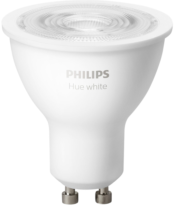 Розумна лампа Philips Hue GU10, 5.2W(57Вт), 2700K, White, Bluetooth, з димером 929001953505 фото