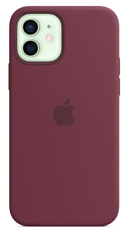 Чехол Silicone Case with MagSafe (Plum) для iPhone 12 и iPhone 12 Pro фото