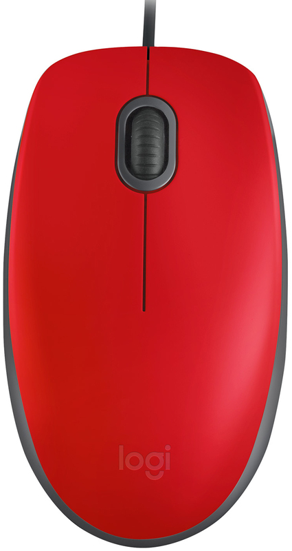 Миша Logitech M110 (Red) 910-005489 - фото - №0