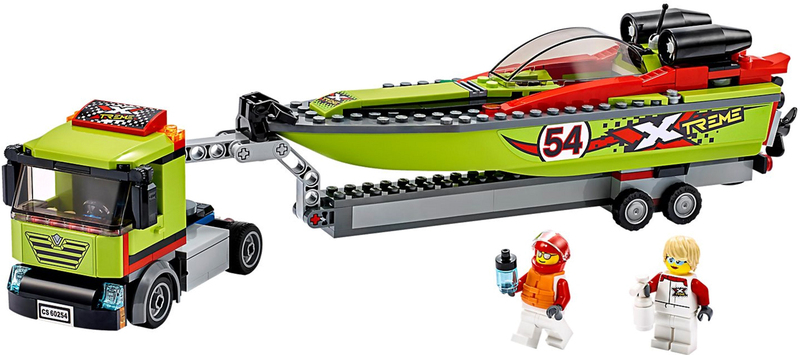 Конструктор LEGO City Перевізник гоночного катера 60254 фото