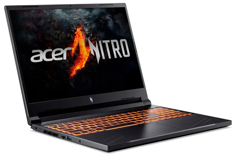 Ноутбук Acer Nitro V 16 ANV16-41-R5Y4 Obsidian Black (NH.QRUEU.00G) фото