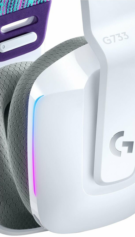 Ігрова гарнітура Logitech G733 Lightspeed Wireless RGB Gaming Headset (White) 981-000883 фото