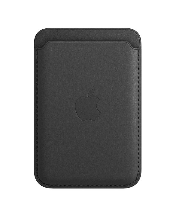 Чохол Apple Leather Wallet with MagSafe (Black) MHLT3ZE/A для iPhone фото