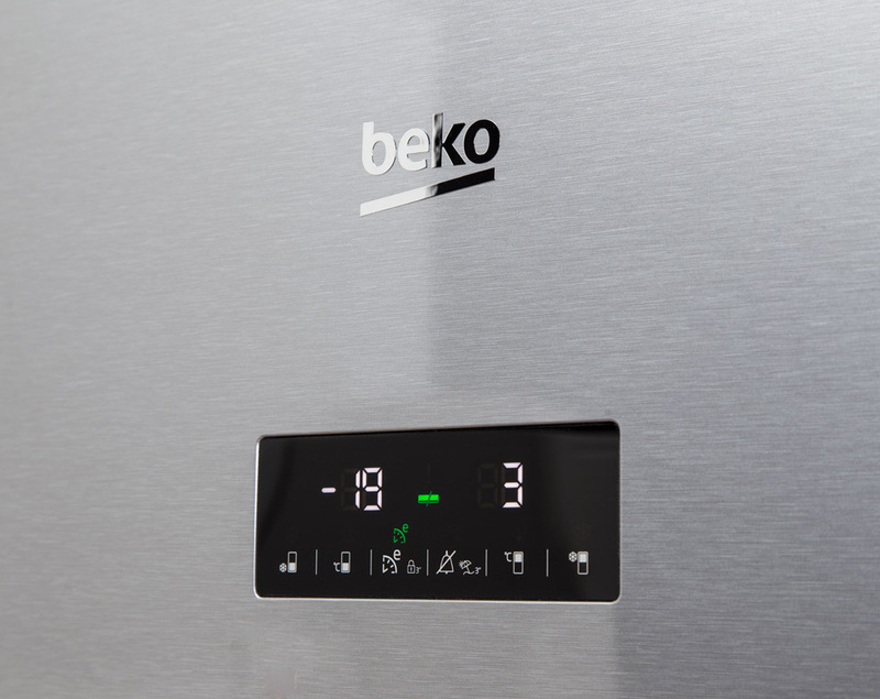 Двокамерний холодильник Beko RCNE560E35ZXB фото