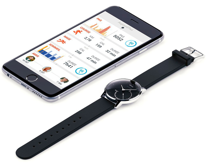 Смарт-часы Withings Activite POP Steel Black для Apple и Android устройств фото