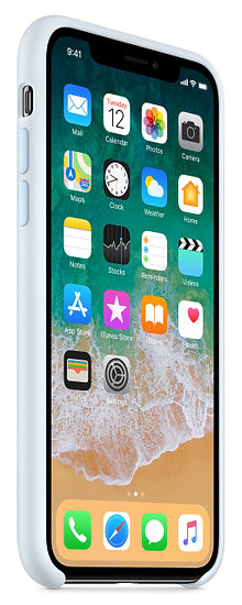Чехол Apple iPhone X Silicone Case (Sky Blue) MRRD2ZM/A фото