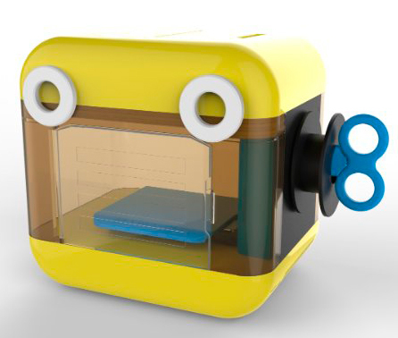 3D принтер Weistek Mini Toy (Yellow) WT800M - фото - №3