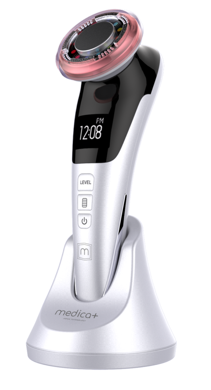 Микротоковый RF лифтинг массажер для лица MEDICA+ Skin Lifting 7.0 White (EMS+LED) фото