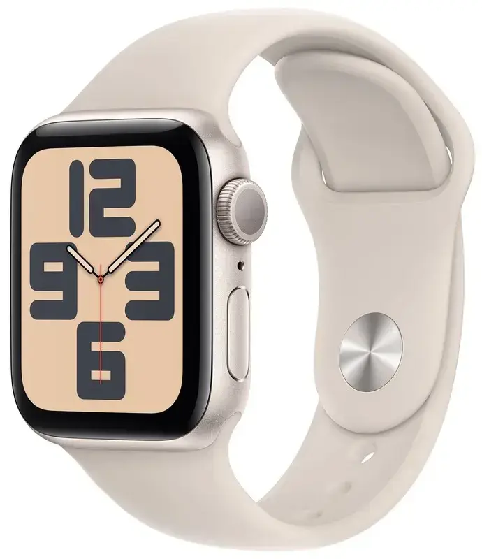 Б/В Apple Watch SE2 GPS 40mm Starlight Aluminium Case with Starlight Sport Band - S/M* (Це ТОП) - фото - №0