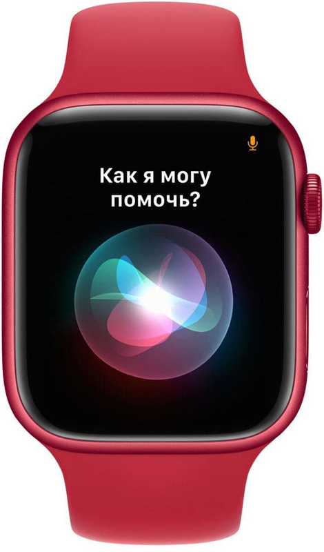 Apple Watch Series 7 45mm PRODUCT(RED) Aluminum Case with Red Sport Band MKN93UL/A фото