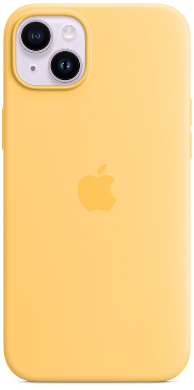 Чохол Apple Silicone Case with MagSafe (Sunglow) MPTD3ZE/A для iPhone 14 Plus фото