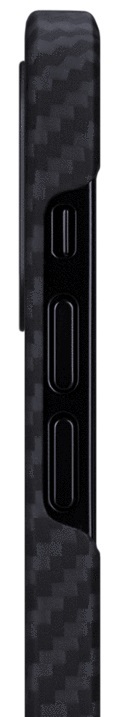 Чохол Pitaka MagEZ Case Twill (Black/Grey) KI1201P для iPhone 12 Pro фото