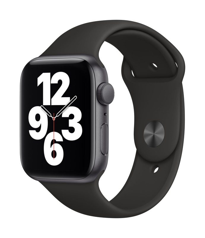 Apple Watch SE 44mm Space Gray Aluminum Case with Midnight Sport Band MKQ63UL/A фото