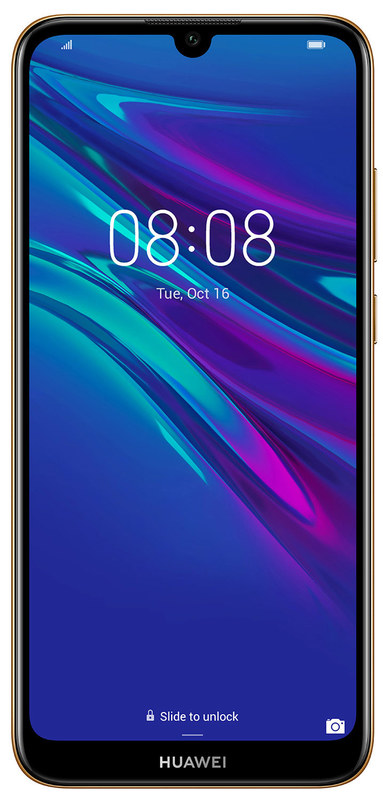 Huawei Y6 2019 2/32Gb (Brown Faux Leather) - фото - №1