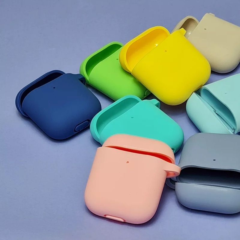 Чохол Silicone Case New для AirPods 1/2 (Pink) фото