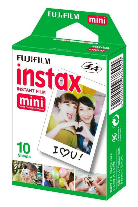 Фотопапір Fujifilm INSTAX MINI EU 1 GLOSSY (54х86мм 10шт) 16567816 фото