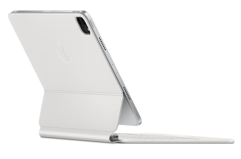 Клавiатура Клавиатура Apple Magic Keyboard для iPad Pro 11" (3nd gen) Ru (White) MJQJ3RS/A - фото - №4