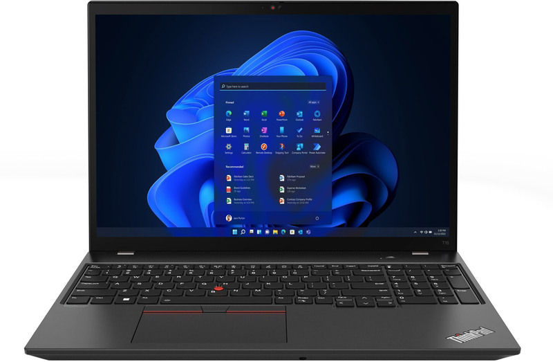 Ноутбук Lenovo ThinkPad T16 AMD G1 T Villi Black (21CH005LRA) - фото - №0