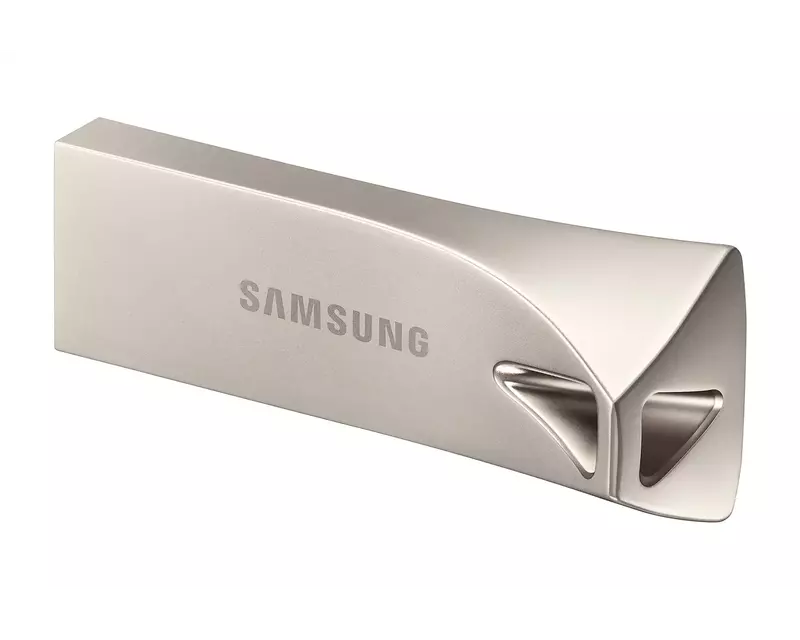 USB-Flash Samsung 128GB USB 3.1 Type-A Bar Plus Сріблий фото