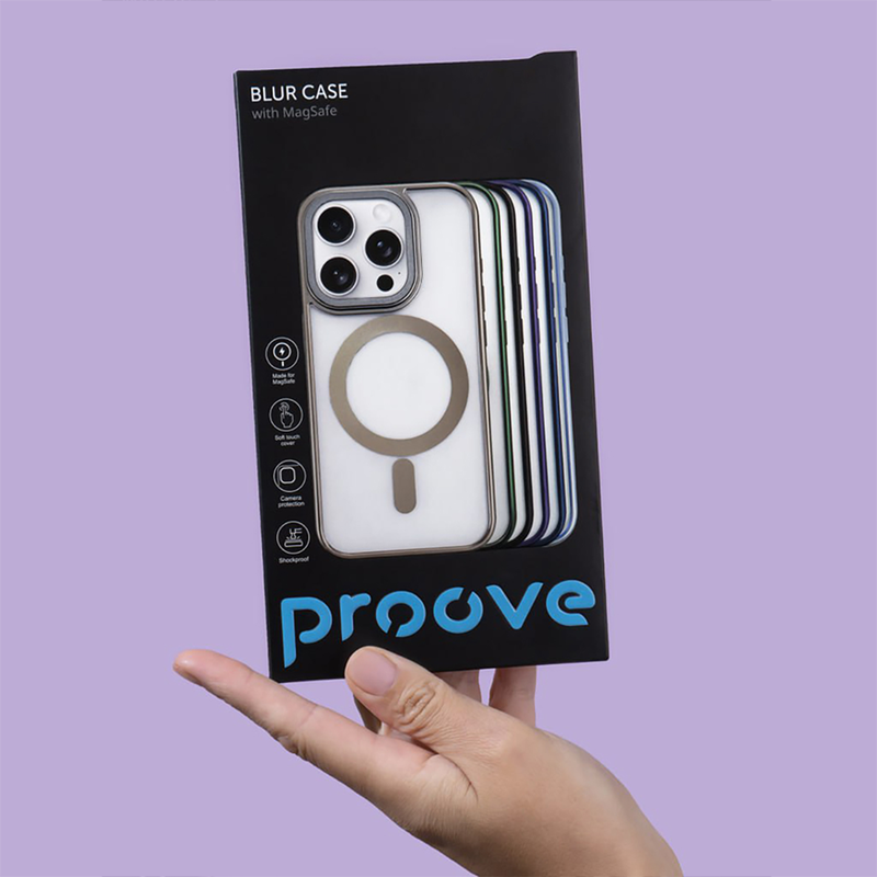 Чохол Proove Blur Case with Magnetic Ring iPhone 13 (midnight blue) - фото - №4