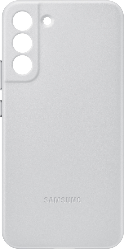 Чохол для Samsung s22 Plus Leather Cover (Light Gray) фото