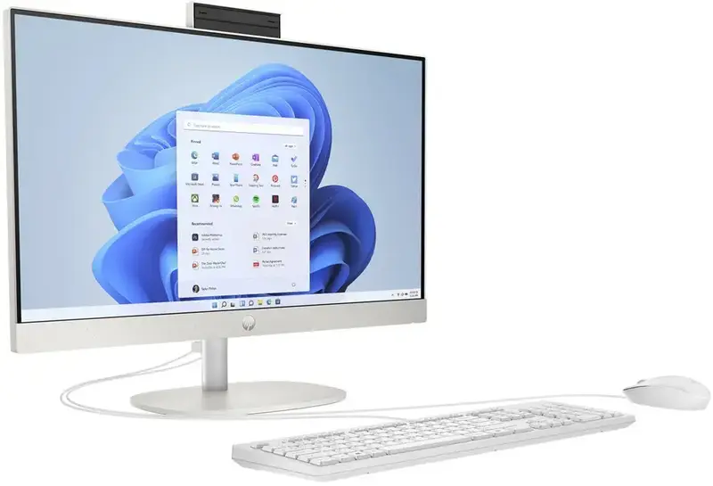 Моноблок HP All-in-One 24-cr1002ua Shell White (AE0P5EA) фото