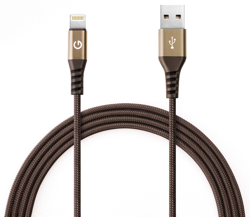 Kабель Energea AluTouch 1.5m MFI USB to Lightning (Gold) фото
