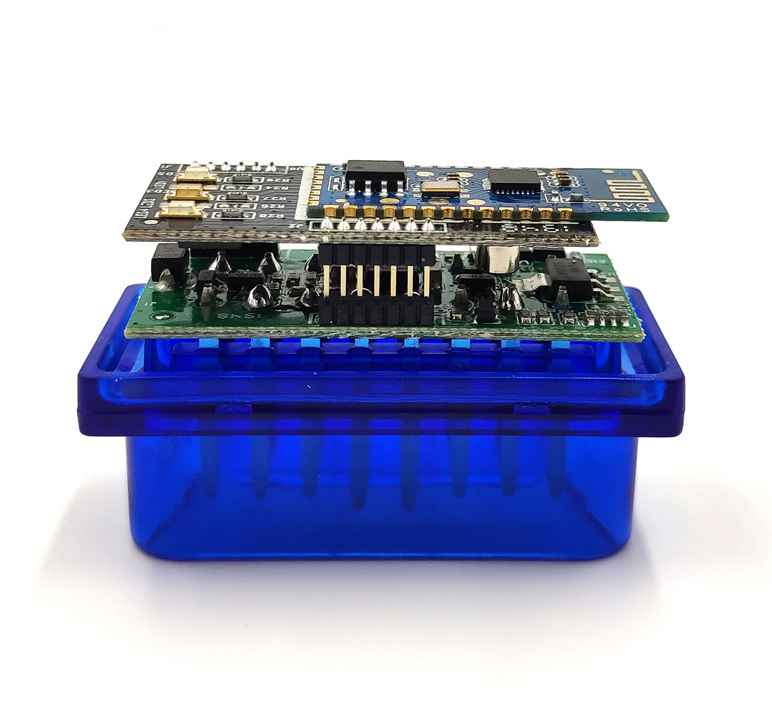 Автомобильный сканер OBD2 адаптер ELM327 mini V2.1 Bluetooth (blue) фото