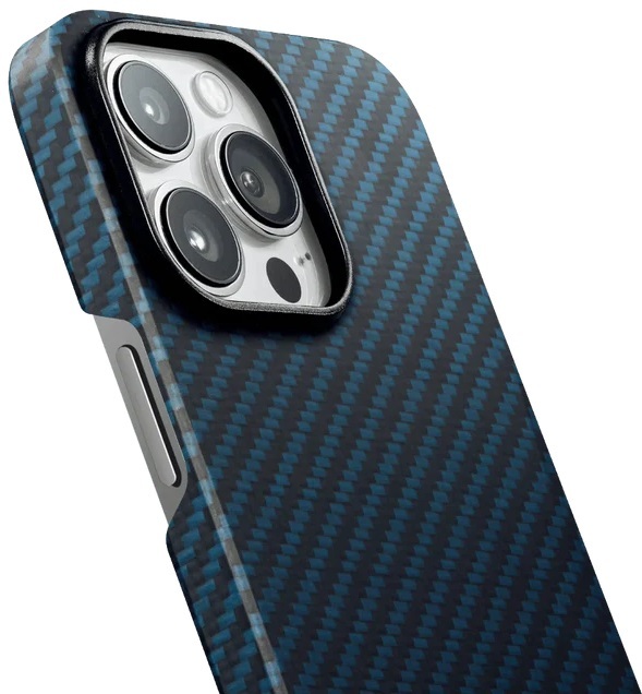 Чохол Pitaka MagEZ Case 2 Twill Black/Blue для iPhone 13 Pro Max KI1308PM фото
