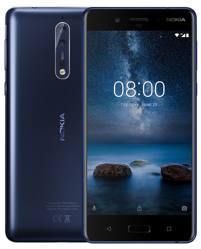 Nokia 8 Dual SIM (Matte Blue) фото