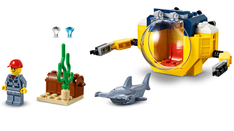 Конструктор LEGO City Океан: мини-субмарина 60263 - фото - №2
