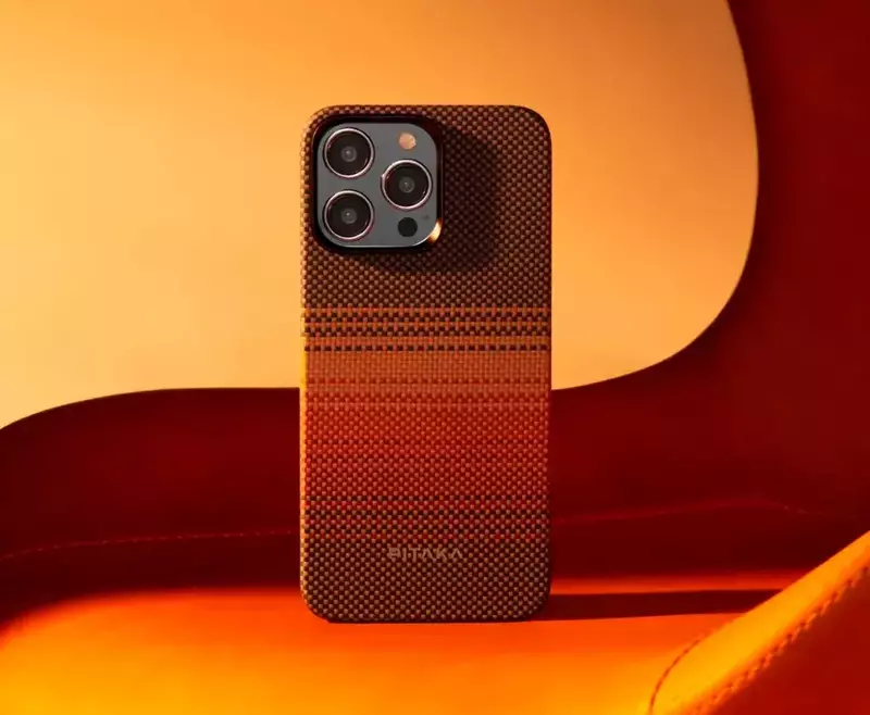 Чохол для iPhone 15 Pro Pitaka MagEZ Case 5 Sunset (KI1501SU) - фото - №7