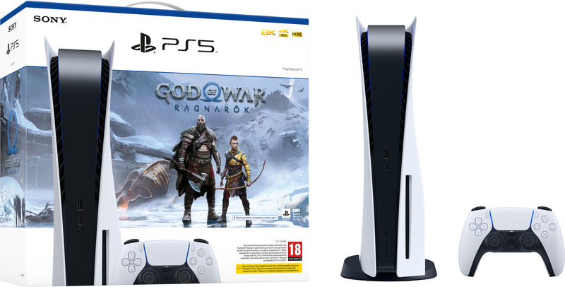 Бандл Ігрова консоль PlayStation 5 Ultra HD Blu-ray (God of War Ragnarok) + Диск PS4 Star Wars Squa фото