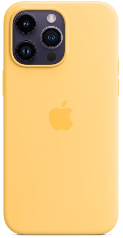 Чохол Apple Silicone Case with MagSafe (Sunglow) MPU03ZE/A для iPhone 14 Pro Max фото