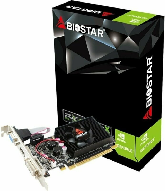 Видеокарта Biostar nVidia Geforce GT610, VN6103THX6, 2048MB/64bD3 700/1333M фото