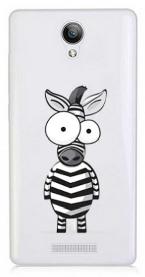 Чохол-накладка Cartoon Zebra для Xiaomi Redmi Note 2 фото