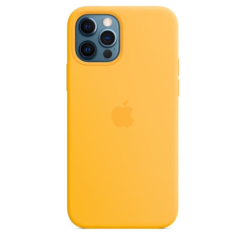 Чохол для iPhone 12 Pro Max Silicone Case with MagSafe (Sunflower) MKTW3ZE/A фото