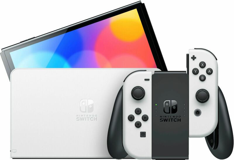 Игровая консоль Nintendo Switch OLED Model (White set) фото